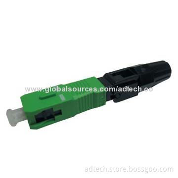 Fiber-optic Connector, SC APC SM, Fast and Easy to Assemble